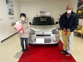 Ｍ様アルトご納車です！！！